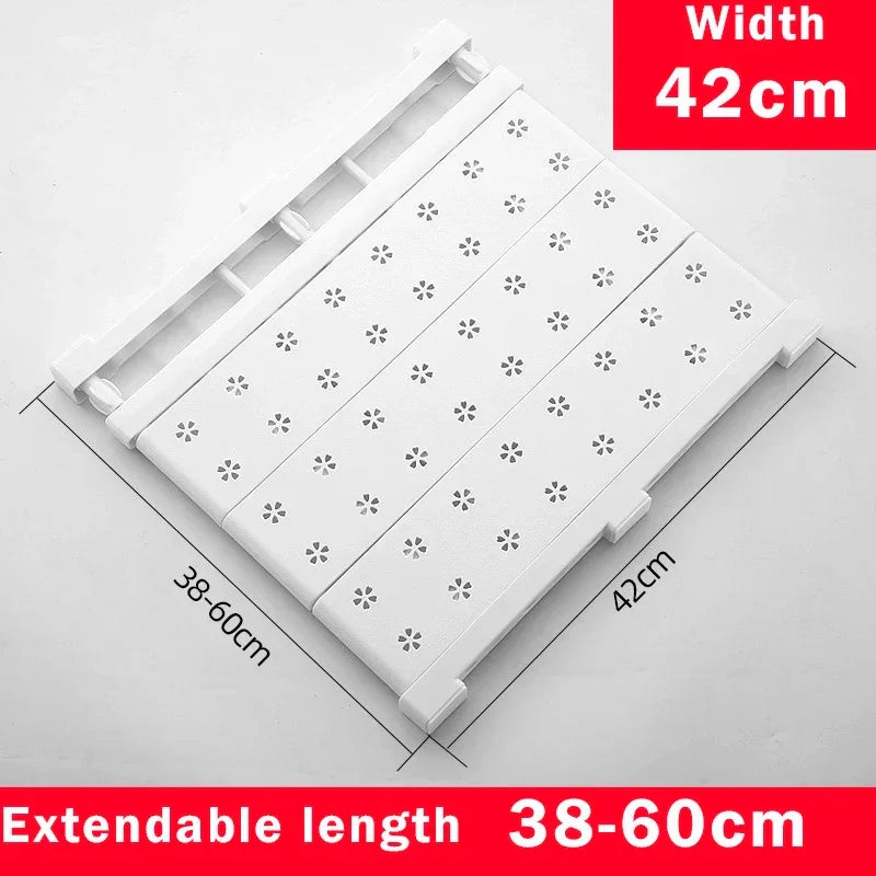 Adjustable Closet Organizer Storage Shelf Wall Mounted Rack Space Saving Wardrobe