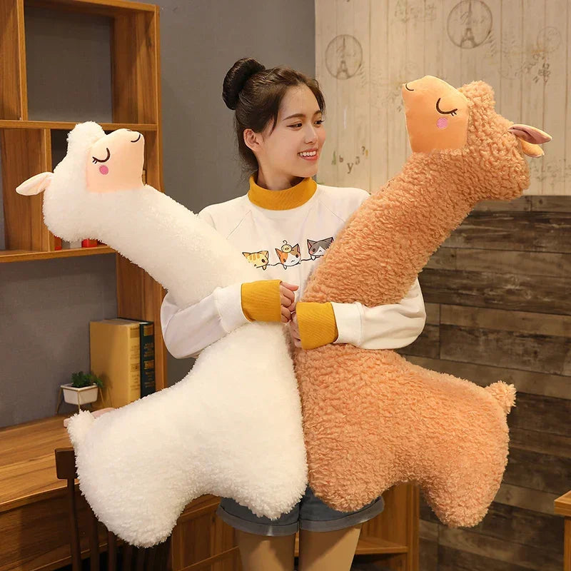 Alpaca Plush Toys Stuffed Soft Animal Sheep Plush Pillow Lovely Llama Cushion