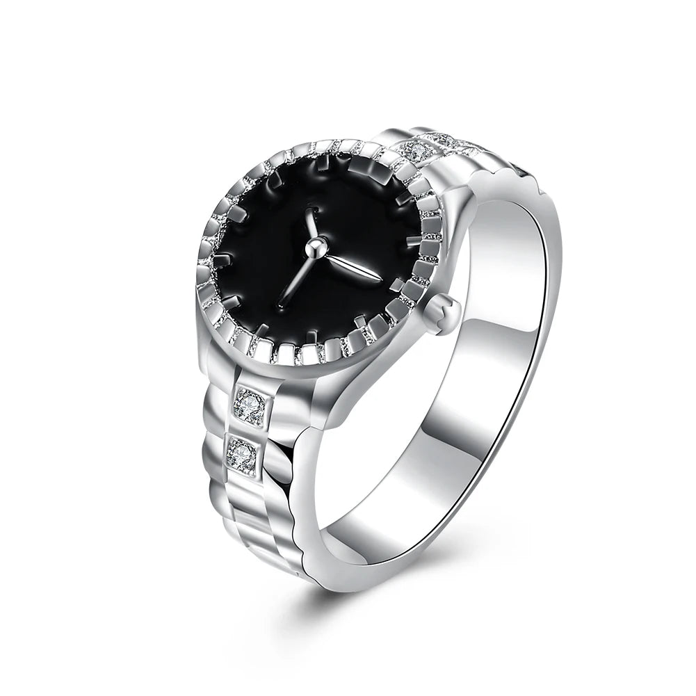 Sterling Silver Wrist Watch Wedding Rings Luxury Jewelry Accessories Jewellery