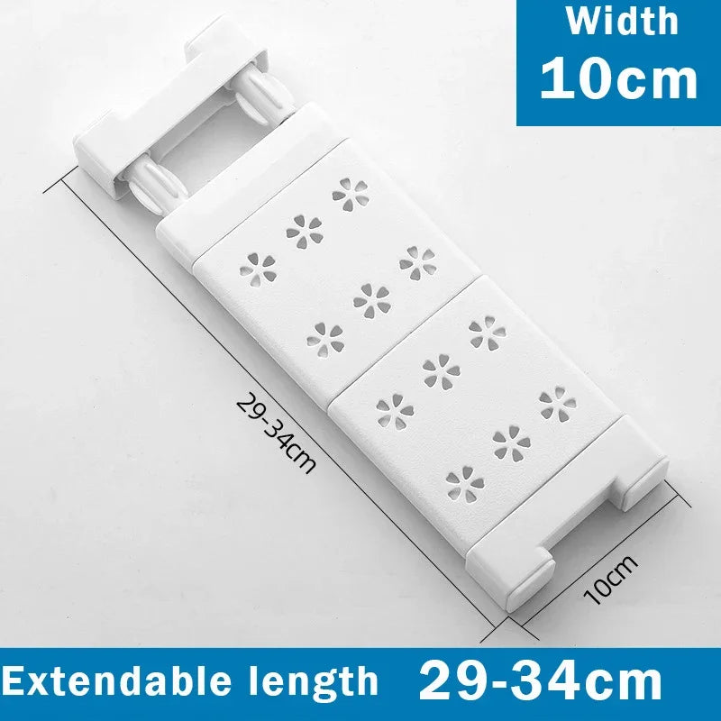 Adjustable Closet Organizer Storage Shelf Wall Mounted Rack Space Saving Wardrobe