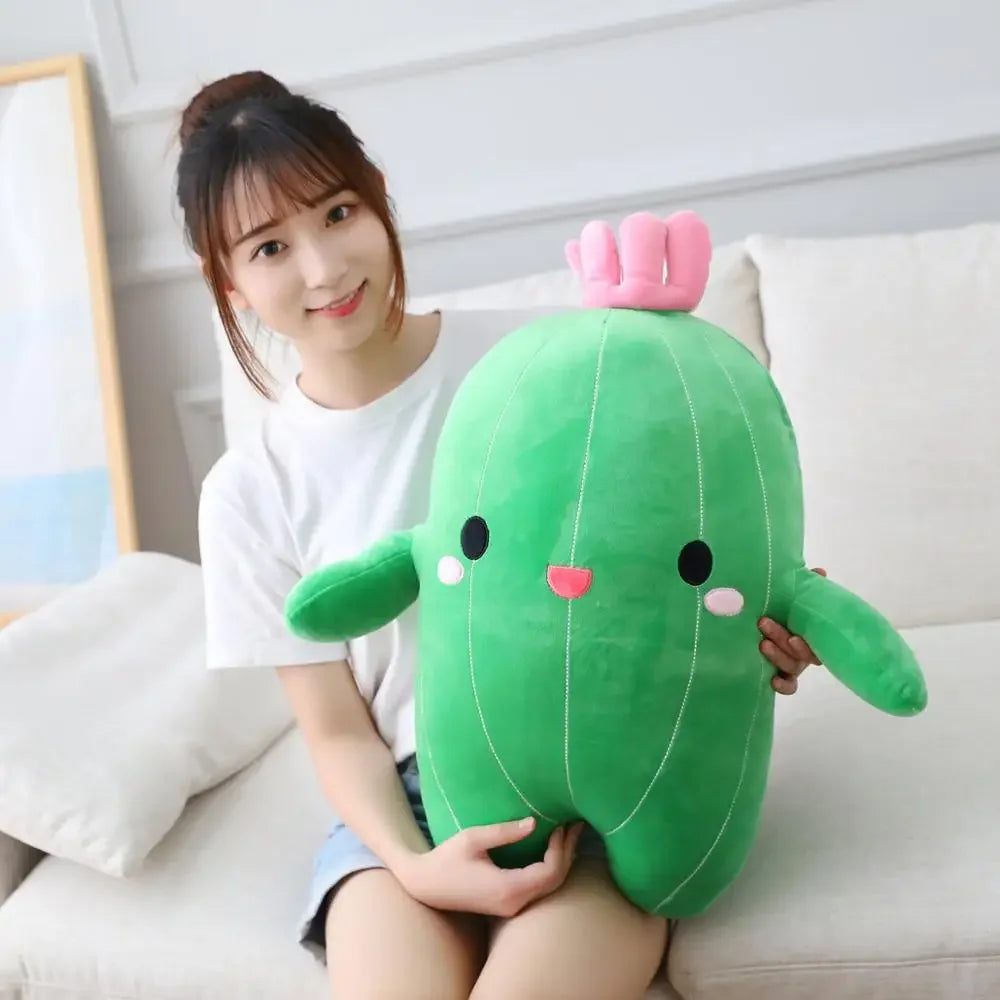 1pc 25/40/65CM Cartoon Cactus Plush Toys Kawaii Stuffed Soft Plant Dolls for Children Baby Kids Toys Birthday Decoration Gifts