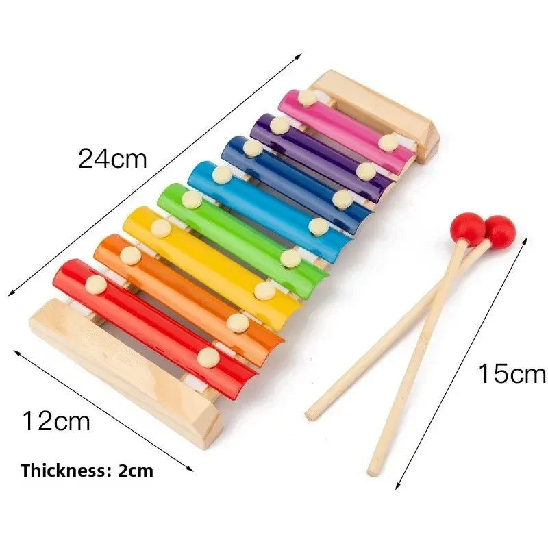 Baby Early Education Toys Mini Bead Stringing Musical Instrument Montessori