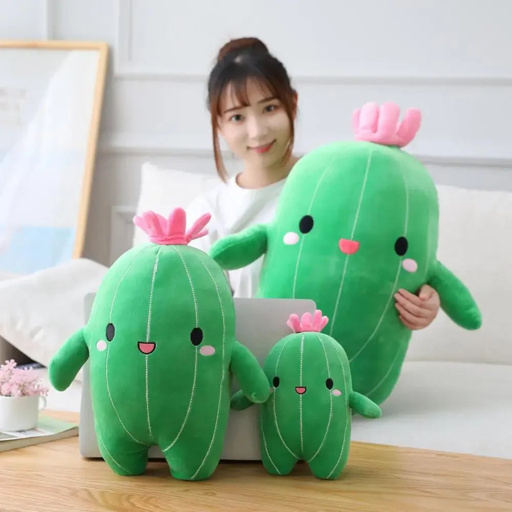 1pc 25/40/65CM Cartoon Cactus Plush Toys Kawaii Stuffed Soft Plant Dolls for Children Baby Kids Toys Birthday Decoration Gifts