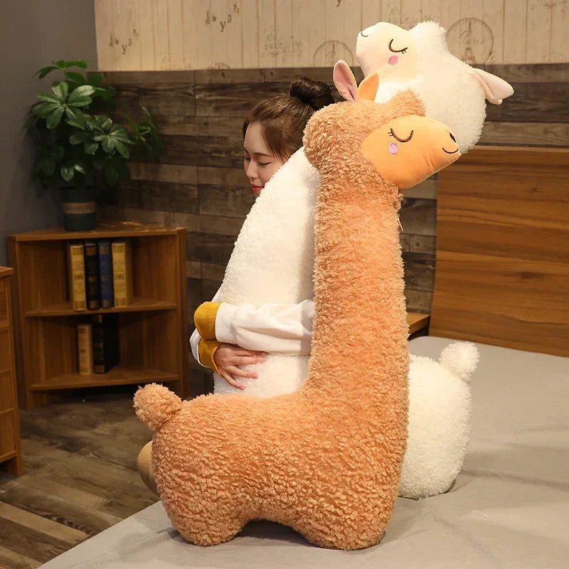 Alpaca Plush Toys Stuffed Soft Animal Sheep Plush Pillow Lovely Llama Cushion