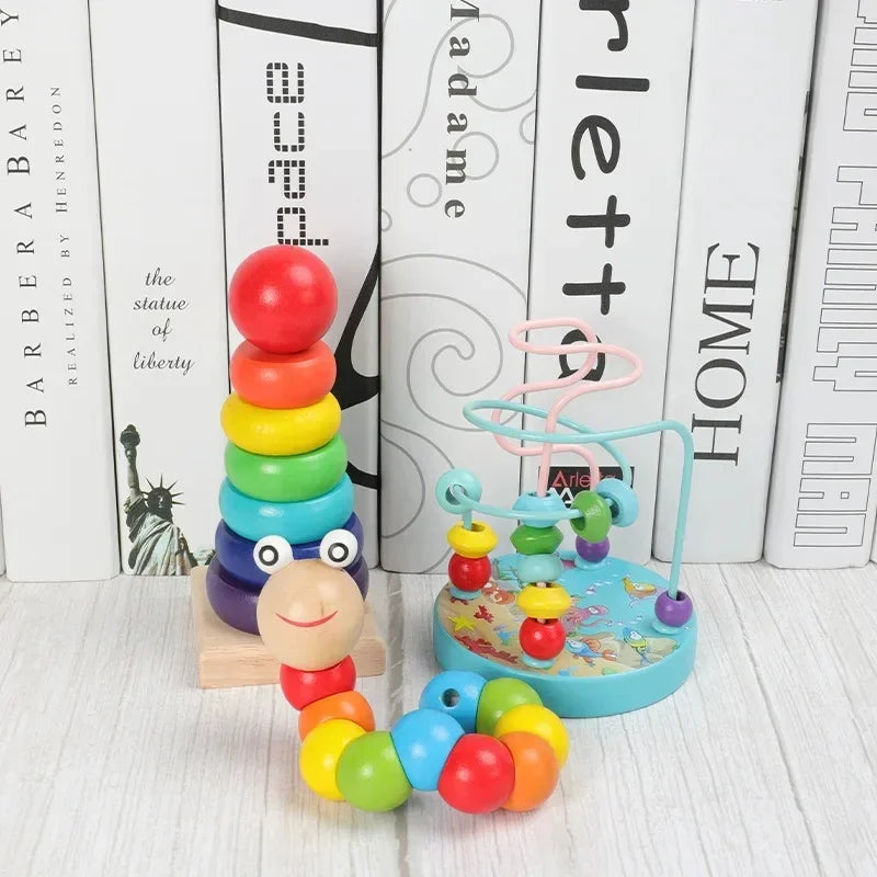Baby Early Education Toys Mini Bead Stringing Musical Instrument Montessori