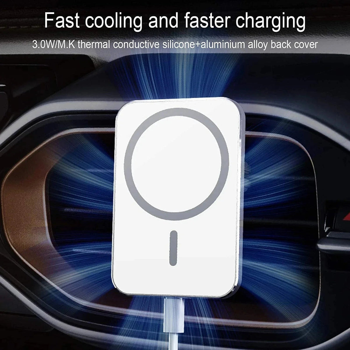 30W Magnetic Car Wireless Charger Stand Air Vent Phone Holder Fast Charging Station for iPhone 15/14/13 pro Max/Mini - Tropical Treasures LTD