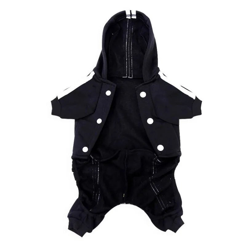 New Autumn and Winter Pet Dog Costume Four Legged Hoodie Button Up Clothing Cat Clothing Pet Supplies Puppy Clothes - Tropical Treasures LTD
