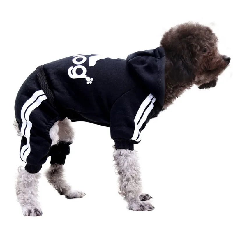 New Autumn and Winter Pet Dog Costume Four Legged Hoodie Button Up Clothing Cat Clothing Pet Supplies Puppy Clothes - Tropical Treasures LTD