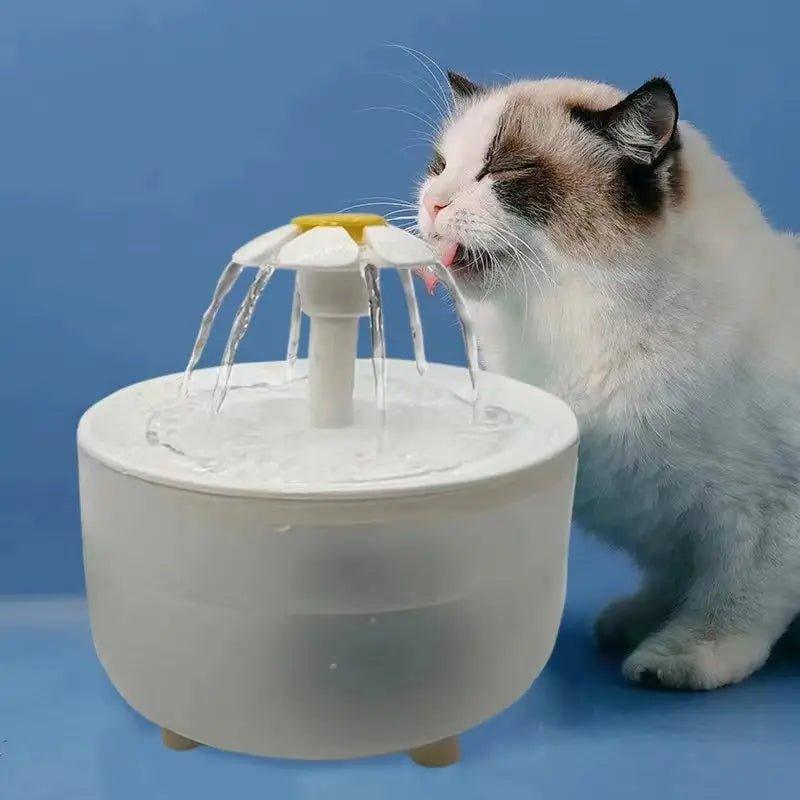 Pets Water Fountain Auto Filter USB Electric Mute Cat Drinker Bowl 1200mL Recirculate Filtring Drinker for Cats Water Dispenser - Tropical Treasures LTD