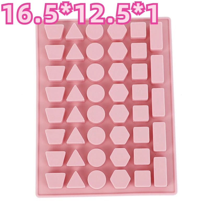 Mix Fruit Animal Silicone Chocolate Mold Rabbit Fish Fudge Candy Jelly Mould Geometry Heart Cake Decor Baking Set Ice Tray Gifts - Tropical Treasures LTD