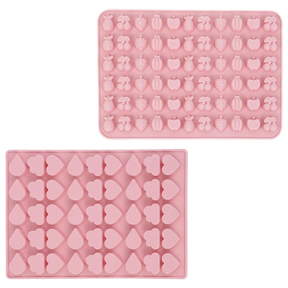Mix Fruit Animal Silicone Chocolate Mold Rabbit Fish Fudge Candy Jelly Mould Geometry Heart Cake Decor Baking Set Ice Tray Gifts - Tropical Treasures LTD