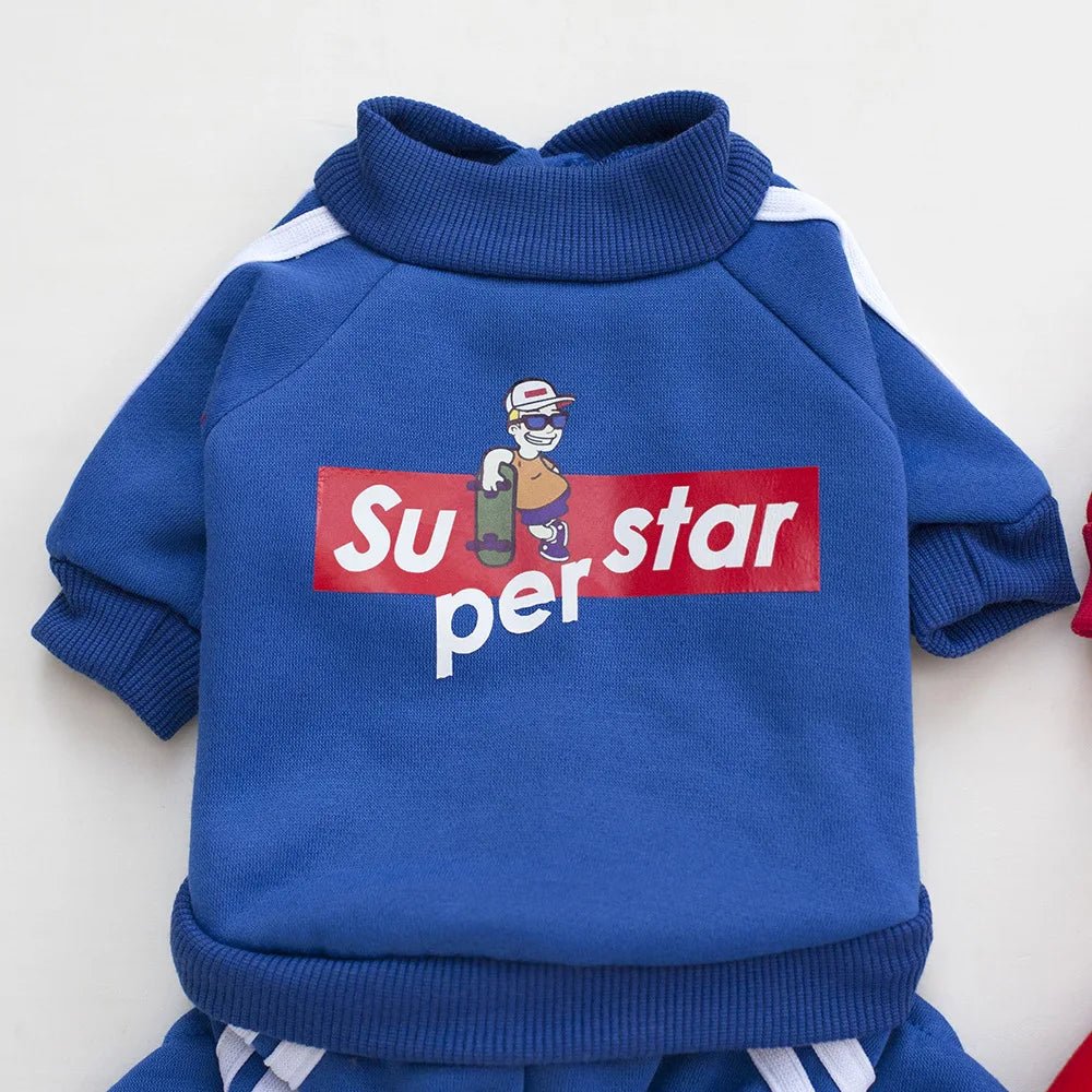 New Creative Breathable Pet Clothing Dog Clothing Pet Clothing for Autumn and Winter Four Legged Hoodie Fleece Jacket for Pets - Tropical Treasures LTD